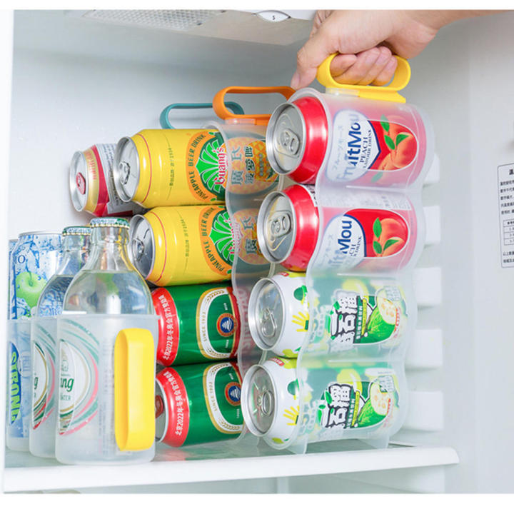 For Refrigerator Shelves Refrigerator Storage Slider Can Beverage Holder Soda Drink Can Storage For Fridge