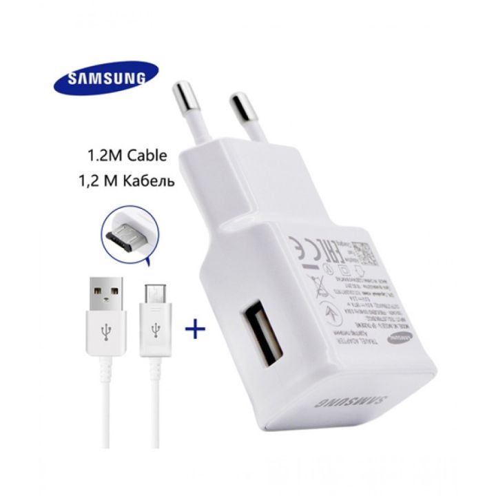 Samsung Quick Fast Charging 2 Pin Charger Samsung Travel Adapter With Warranty