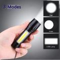 Zoom Focus Mini led Flashlight Torch Lamp 2000 Lumens Adjustable Penlight Waterproof For Outdoor. 