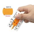 Auto Tyre Tread Depth Gauge Caliper Profile Marking Tool 0-20mm Tire Wheel Measure Tools For Car Motorcycle Caravan Trailer. 