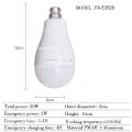 20W LED Light with 3W Rechargeable Emergency B22 Pin Type Light Bulb Lamp with Free 18650mAh Batteries. 