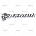 DEMON Modified Hellcat Labeling Applicable to Dodge Challenger Demon Side Seam Label Car Badge Sticker Long. 