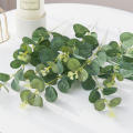 Home Leaf Garden Party Wedding Scrapbooking Vase Silk Artificial Flowers Eucalyptus. 