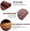 Ready Stock 🇲🇾 Premium Silicone Macaron Mat Non-Stick Oven Baking Brownies Cookies Kuih Semperit Mat Food Grade Alas Makaron Macaroon Brownie Biskut Makaroon Anti Slip Pan Loyang Biskut. 