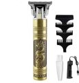 Trimer Golden Metal Body Professional Rechargeable Men Cordless Hair Clipper Trimmer 90 min Runtime 4 Length Settings  (Gold). 