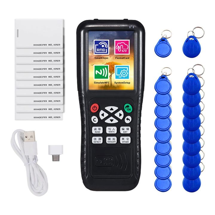1Set ABS NFC Smart Card Reader Writer RFID Copier English Version ICopy ...