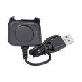 T500 Smart Watch Charger Charging Dock ZQWINT Magnetic T500/T55 Watch Charger, 2pin Magnetic Charging Cable Charging Pad, Black. 