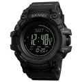 SKMEI Trekking Hiking Sports Digital Chronograph Barometer Altimeter Digital Compass Pedometer Dual Display Alarm 50M Waterproof EL Light Watches for Men 1358. 