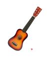 Guitar Toys for Kids Fully Functional 4 String Classical Wooden Big Size Guitar Toy/ Musical Acoustic Guitar with Adjustable Tunning Knob/ Guitar Instrument Play Set for Kids. 