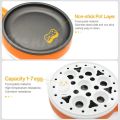 Multi-function Portable Cooker Non-stick Stainless Steel Electric Skillet Fry Pan Rice Cooker. 