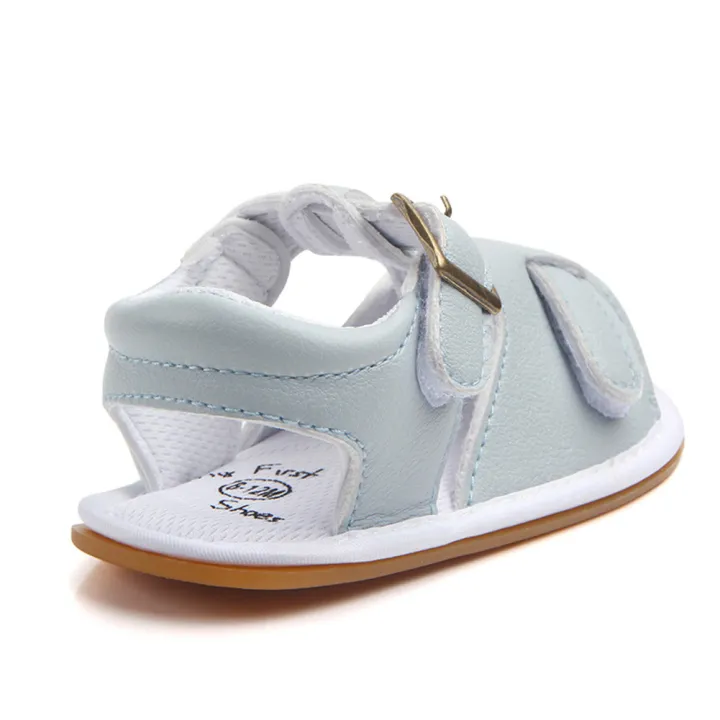 Kidlove%201%20Pair%20Of%20Baby%20Boys%20Artificial%20Pu%20Sandals%20%20Shoes%20Rubber%20Non-slip%20Soft%20Sole%20Adjustable%20Buckle%20Toddler%20Shoes%20Casual%20Walking%20Shoes%20color%20-%20Image%206