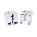【FOOT SOFA】Type G Travel Adapter, Universal Socket to UK Plug Travel Charger Adapter, 2 In 1 Power Converter For Malaysia Singapore HongKong 13A 250V. 