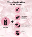 Natural Rose Water 100 ML Bottle. 