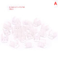 20Pcs Neon Strip Clip 6x12mm / 8x16mm LED Fixing ABS Plastic Mounting Clips LED Fixing ABS Plastic Mounting Clips. 