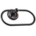 Brass Towel Ring Hand Rack Wall Mounted Bathroom Towel Rack White. 