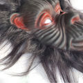 Black Scary Gorilla Monkey Face Mask with Hair Party Costumes. 