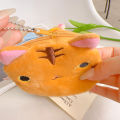 Cute Cartoon Cat Zero Wallet Plush Toy Earphone Bag Student Wallet Storage Bag Doll Pendant Birthday Gift. 