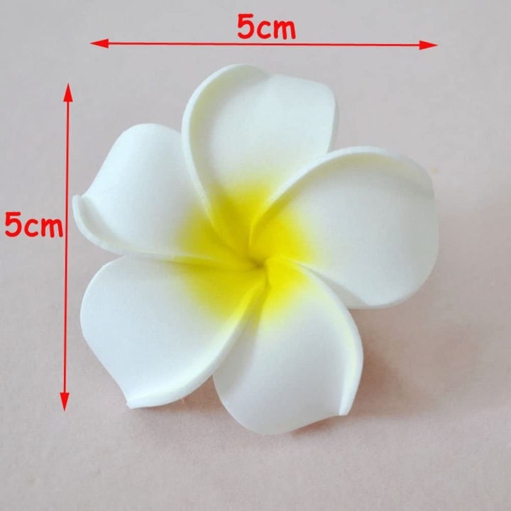 100Pcs%20White%20Foam%20Hawaiian%20Frangipani%20Artificial%20Plumeria%20Flower%20Petals%20Cap%20Hair%20Hat%20Wreath%20DIY%20Wedding%20Decoration%205cm%20-%20Image%209