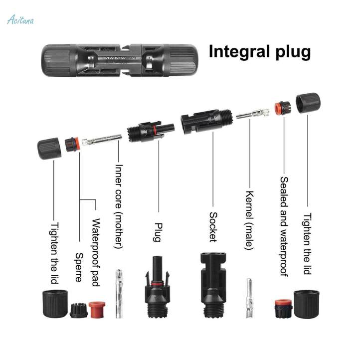 Solar%20Panel%20Cable%20Connectors%20Solar%20Power%20Parts%20Panel%20Stecker%20Connectors%20-%20Image%204