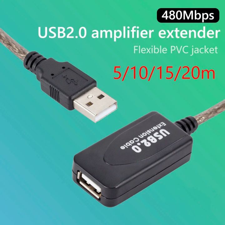 5/10/15/20m%20USB%202.0%20Extension%20Cable%20Male%20to%20Female%20Active%20Wireless%20Network%20Card%20Extender%20Cable%20Cord%20USB%20Adapter%20-%20Image%204