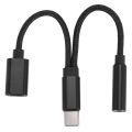 2 in 1 Type C Headphone Adapter USB C Splitter Jack AUX Audio Charging Converter for Huawei Samsung Xiaomi. 
