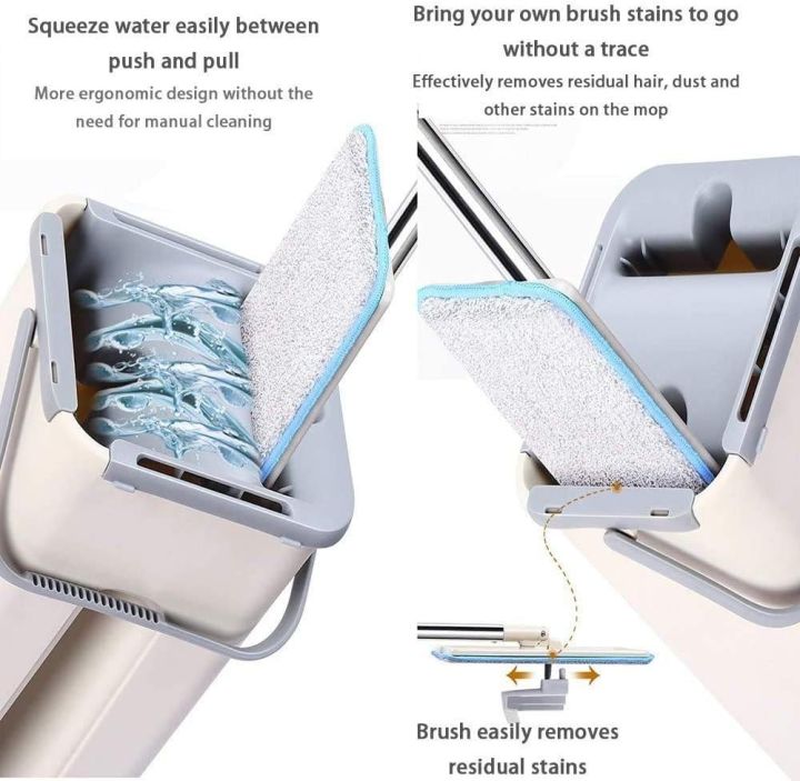 Floor%20Mop%20with%20Bucket,%20Flat%20Squeeze%20Mop%20Bucket%20System%20Cleaning%20Supplies%20360%C2%B0%20Flexible%20Mop%20Head/2%20Reusable%20Pads%20Home%20Floor%20Cleaner%20Mops%20Extended%20Stainless%20Steel%20Handle%20Mops%20for%20Home%20-%20Image%207