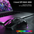 SOLAKAKA Wireless/Wired Gaming E-sports Mouse Ultralight Honeycomb RGB Backlit Adjustable 12800DPI Ergonomic Gamer Mice. 