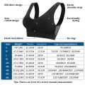 Plus Size S-4XL Women Seamless Bra Underwear Lady Push Up Gathers Sports Brassiere Paded Vest Top Bra. 