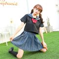 Suit jk Sailor Suit Genuine Basic Style College Style Two Uniform Japanese Orthodox Gray Full Set Uniform Dress. 