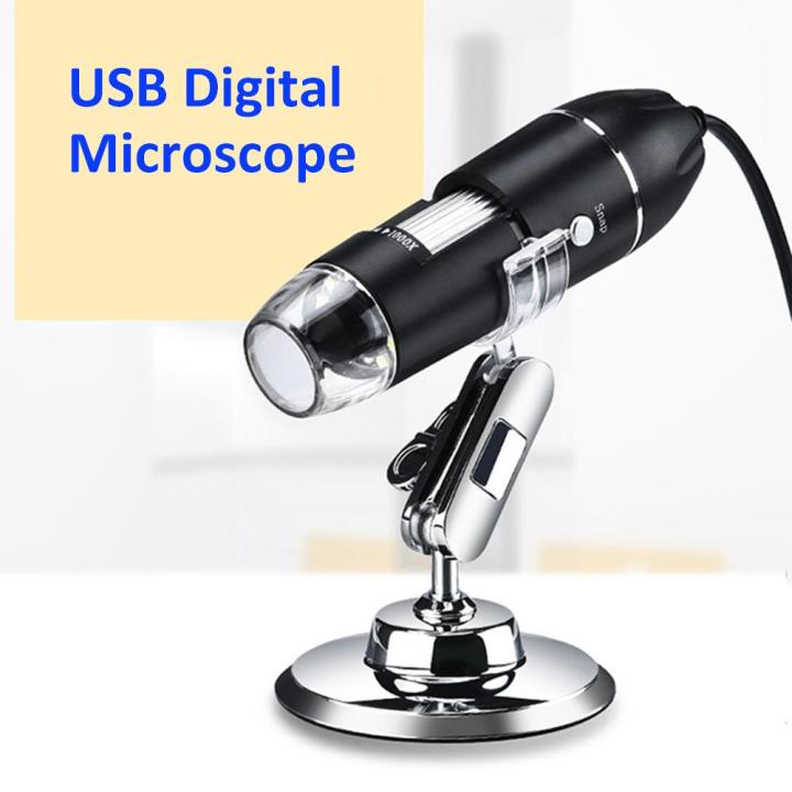 High Definition Usb Microscope KOGEEK Digital Microscope 3 in 1 Port Type-C 1000x Magnification ...