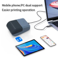 Portable Label Thermal Printer Inkless Printer Label Maker for Business and Retail. 
