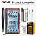 ANENG 681 682 683 Digital Professional Multimeter Smart Anti-burn Rechargeable Non-contact Voltage Tester AC/DC Voltage Meter. 