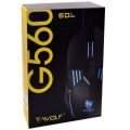 T-WOLF RGB luminous colourful backlight Gaming Mouse G560. 