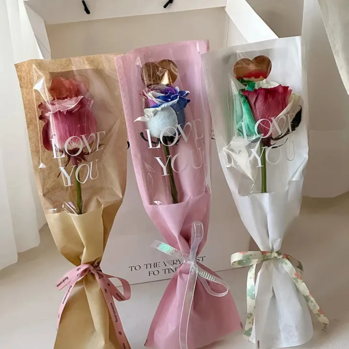 Single%20Rose%20Sleeves%20Love%20Cellophane%20Flower%20Wrapping%2010pc%20Packaging%20Bag%20Bouquet%20Packaging%20for%20Valentine%20Valentine'S%20Day%20Gift%20-%20Image%202