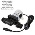 【ETOP】Pump Water Submersible Micro Pump Booster Heating Floor Shower Heater Water Pump Water Motor Solar Brushless 24V 12V DC. 
