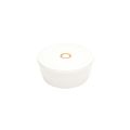 Transparent Plastic Food Container (ROUND) High Quality Durable Microwavable Attractive Corrugated Shape Visual Kitchen Grain Spicy Curry Lunch Box. 