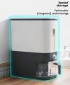 Rice storage bucket - 12kg / Kitchen Rice Storage Box / Automatic Rice Dispenser Storage Tank. 