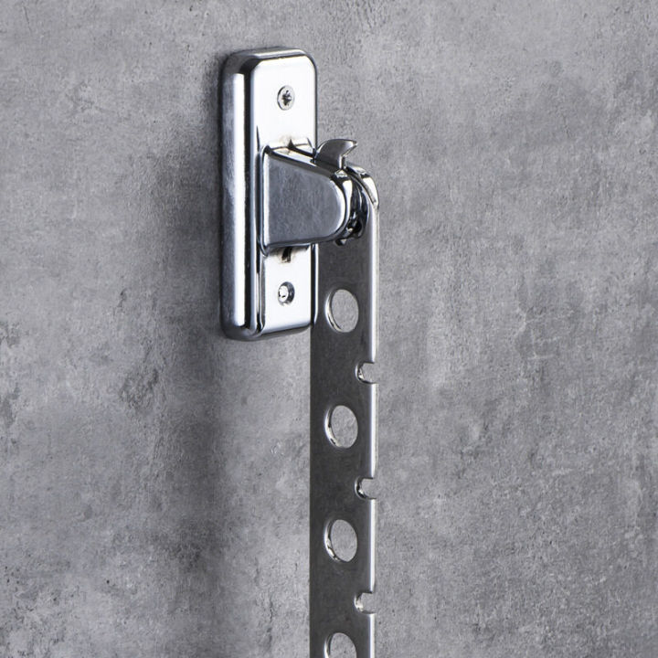 RHS%20Online%206/8/10%20Holes%20Stainless%20Steel%20Wall%20Mounted%20Clothes%20Hanger%20Easy%20Wardrobe%20Cloakroom%20Folding%20Hanger%20-%20Image%205