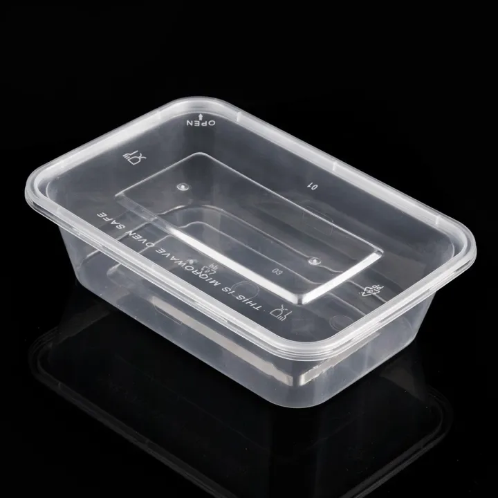 100Pcs%20%20750ML%20Transparent%20Disposable%20Lunch%20Box%20-%20Image%203