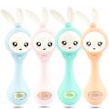 Baby Music Flashing Rattle Toys Rabbit Teether Hand Bells Mobile Infant Stop Weep Tear Rattles Newborn Early Educational Toy 18M. 