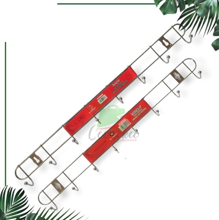 Stainless%20Steel%20Hanger%20Kitchen%20Bathroom%208%20Hook%20Holder%20Clothes%20Storage%20Coat%20Rack%20Clothing%20Hangers%20Cloth%20Hooks%20-%20Image%206