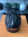 H H Co Sakka Black Red Shine Full Face Motor Bike Helmet SLS Certified. 