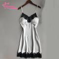 Muses Mall Women Padded V-Neck Lace Strappy Underwear Nightdress Home Sleepwear. 