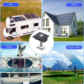 8Pcs Centre Clamp 30mm Black T-Shaped Centre Clamp for Solar Panel. 