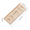 Wood Tarot Stand Wood Cards Display Base Stand Tarot Accessories Altar Supplies Divination Tools For Witchy Room Decor. 