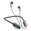 KL50 Model Bluetooth Wireless Neckband Earphone LED Digital Display TF Card Support Neckband (Random Color). 