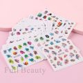 24pcs Flower Graffiti Water Nail Sticker Set Ink Blooming Floral Leaf Nail Art Design Polish Manicure Decoration Sliders. 