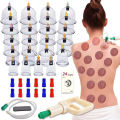32 Cupping Therapy Set Vacuum Massager Ventosa Professional Suction Cups Vacuum Massage Jars Physiotherapy Guasha Health Care. 
