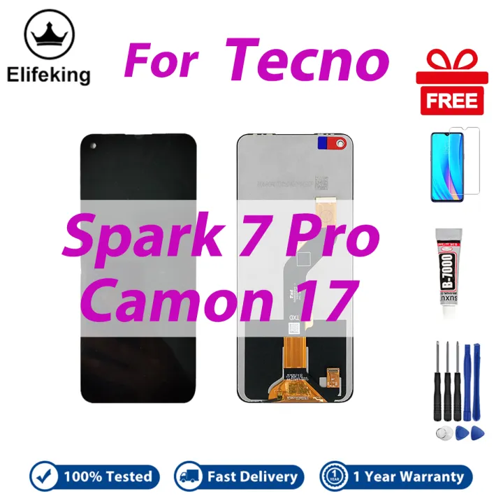 LCD%20No%20Frame%20For%20Tecno%20Spark%207%20Pro%20Camon%2017%20CG6%20CG6j%20Display%20Touch%20Screen%20Digitizer%20Assembly%20Replacement%20Parts%20-%20Image%202