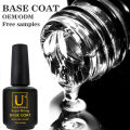 China Nail Supplier Hot New Style Wholesale Rubber Base Gel Manufacturer low Price Base y Top Coat Base Cover Gel Polish. 
